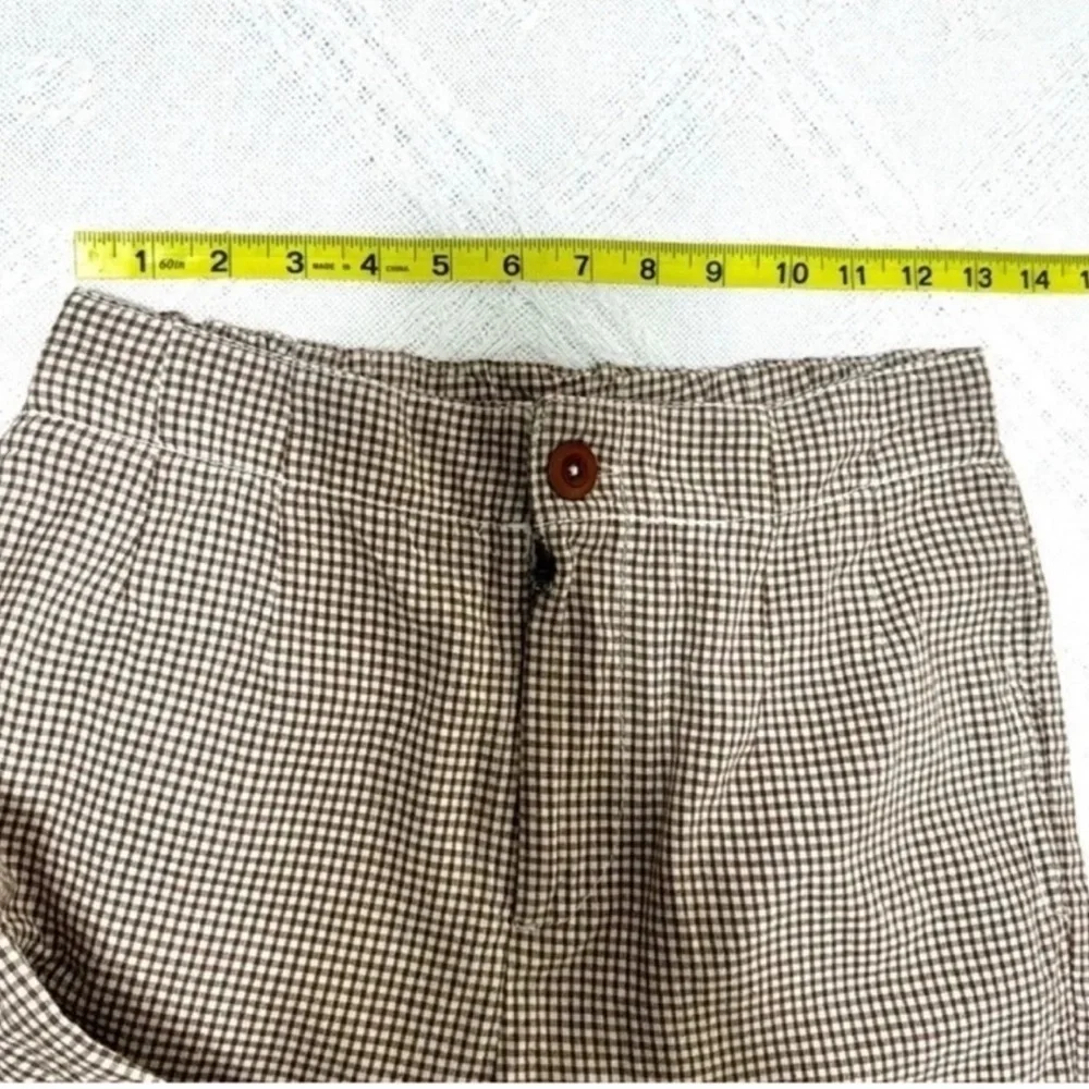 Free People “Kate” Micro Plaid Pants - Picture 3 of 7